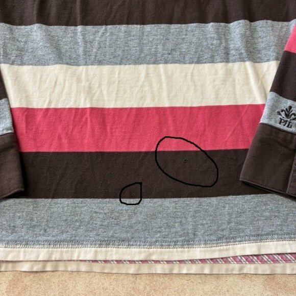 Pepe Jeans London Striped Long Sleeve Polo Shirt - Picture 11 of 13